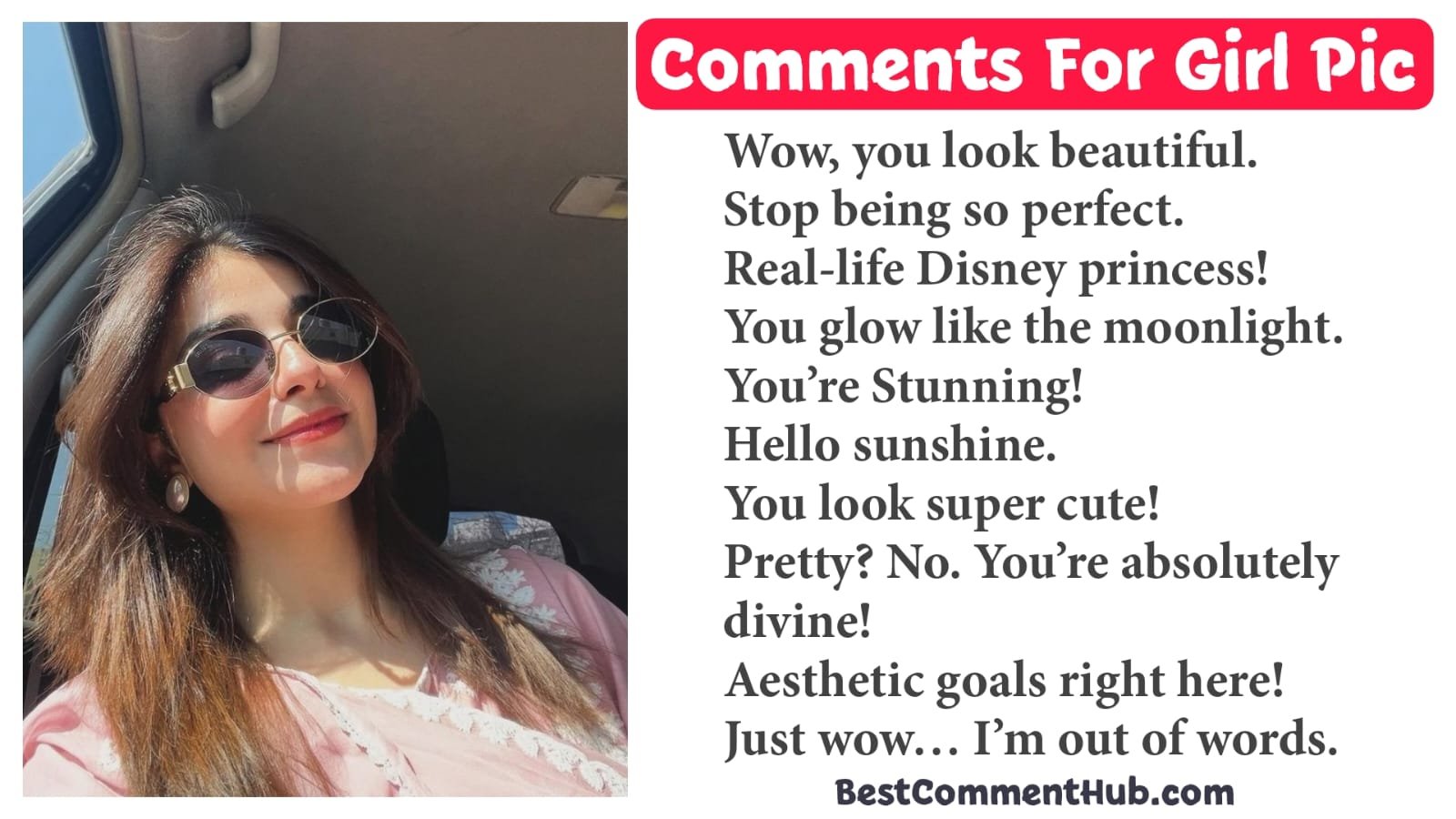 Best Comment for Girl Pic on Instagram
